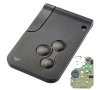 Carte pour Renault Megane 2 - Scenic 2 - Carte Vierge Adaptable Compatible pour Renault - PCF 7947 - ID46 - Megane 2 Scenic 2 de 2003 à 2008 - Clio 3 RS ou Initial de 2006 à 2011 - Non Mains Libres