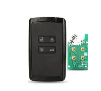 Carte pour Renault Noire Megane 4 /Talisman/Espace 5 /Kadjar/Koleos 2 /Clio 5 /Captur 2 /Scenic 4 /Trafic 3 - Carte Electronique Vierge Adaptable-Mains Libres-PCF 7945/7953-4A-HITAG AES jusqu'à 2019