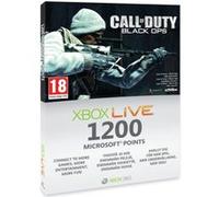 Carte pré-payée Xbox Live 1200 Points Call Of Duty Black Ops pour Xbox 360 G