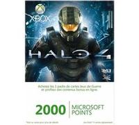 Carte pré-payée Xbox Live 2000 Points Microsoft Halo 4 pour Xbox 360 G