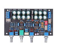 Carte Preamp Tone Board A1, Composant Amplificateur avec Interrupteur de Gain, AC 12V - 18V - Composant Électronique Fiable, Potentiomètre Antipoussière, pour Audio Personnalisé