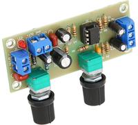 Carte préamplificateur pour caisson de graves Carte filtre passe-bas à alimentation unique avec indicateurs LED DC10?24V