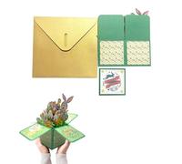 Carte Présent Parfait de Noël et d'Anniversaire Amazon - Carte Présent Exquis Switch, Carte de Pâques 3D, Carte de Condoléances avec Enveloppe - Un Charme de Surprise pour Vos Êtres Chers