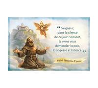 Carte Prière Saint François D'assise 02p (Par 20)