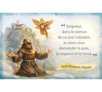 Carte prière Saint François d'Assise 02P (par 20)