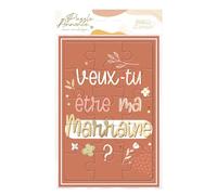 STC Carte Annonce naissance - Baptême « Veux-tu être ma marraine ? » - Puzzle