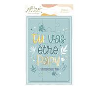 STC Carte puzzle annonce naissance modèle Tu vas être Papy