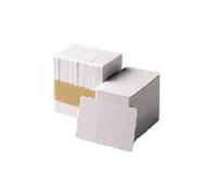 Carte PVC - ZEBRA - Premier - 30 mil - 5 paquets de 100 - Couleur blanche