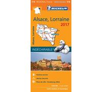CARTE REGIONALE 516 ALSACE, LORRAINE 2017
