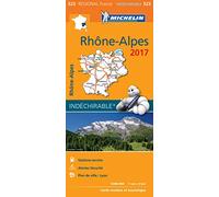 CARTE REGIONALE 523 RHONE ALPES 2017