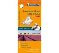 CARTE REGIONALE 527 PROVENCE ALPES COTE D'AZUR 2016