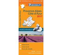 CARTE REGIONALE 527 PROVENCE ALPES COTE D'AZUR 2017