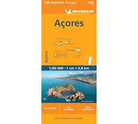 Collectif – Carte Régionale Açores – Atlas / carte – Michelin