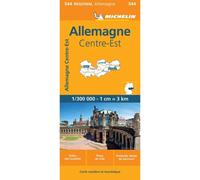 Carte Régionale Allemagne Centre-Est - Michelin - Michelin Travel Partner - broché - Atlas / carte