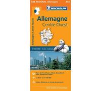 Carte Régionale Allemagne Centre-Ouest - Michelin - Michelin Travel Partner - broché - Atlas / carte