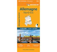 Carte Régionale Allemagne Nord-Est - Michelin - Michelin - broché - Atlas / carte