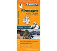 Carte Régionale Allemagne Nord-Ouest - Michelin - Michelin Travel Partner - broché - Atlas / carte