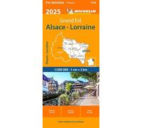 Carte Régionale Alsace, Lorraine 2025