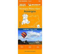 Carte Régionale Auvergne 2025