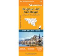 Michelin – Carte routière et touristique Régional Benelux – Belgique Sud, Ardenne
