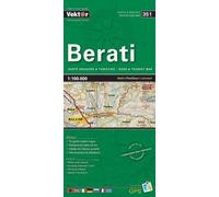 Carte régionale - Berati (Albanie), n° 351 | Vektor