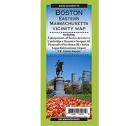Carte régionale - Boston et Est du Massachusetts | GM Johnson