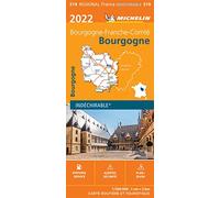 Carte Régionale Bourgogne 2022