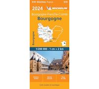 Carte Régionale Bourgogne 2024