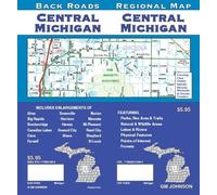 Carte régionale - Central Michigan (routes secondaires) | GM Johnson