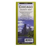 Carte régionale - Chicago et ses environs (Illinois) | GM Johnson