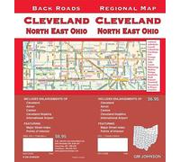 Carte régionale - Cleveland et nord-est de l'Ohio | GM Johnson