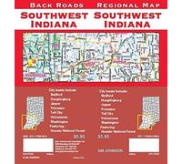 Carte régionale du sud-ouest de l'Indiana | GM Johnson