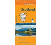 Michelin – Carte Régionale Scotland (Écosse) N°501 – Échelle 1:400 000 – Broché