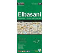 Carte régionale - Elbasani (Albanie), n° 357 | Vektor