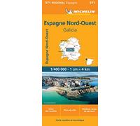 Carte Régionale Espagne Nord-Ouest, Galicia