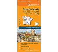 Carte Régionale Espagne Nord : Pais Vasco/Euskadi Navarra, La Rioja