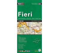 Carte régionale - Fieri (Albanie), n° 358 | Vektor