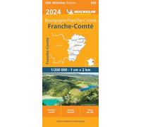 Carte Régionale Franche-Comté 2024