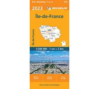 Michelin Wegenkaart 514 Ile-de France 2023: Wegenkaart Schaal 1 : 200.000