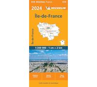 Michelin Wegenkaart 514 Ile-de-France 2024: wegenkaart schaal 1:200.000