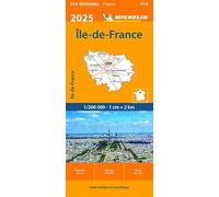 Michelin 514 Ile-de-France 2025: wegenkaart schaal 1:200.000