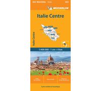 Carte Régionale Italie Centre Échelle 1:400 000 - Collectif Michelin - Michelin - broché - Atlas / carte