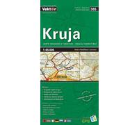Carte régionale - Kruja (Albanie), n° 365 | Vektor