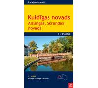Carte régionale - Kuldiga & environs (Lettonie) | Jana Seta
