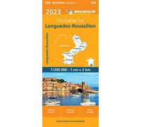 Michelin – Carte régionale Languedoc-Roussillon 2023