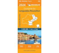 Carte Régionale Languedoc-Roussillon 2024