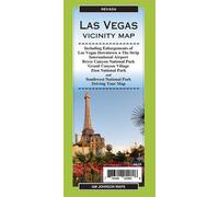Carte régionale - Las Vegas et environs (Nevada) | GM Johnson