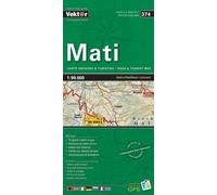 Carte régionale - Mati (Albanie), n° 374 | Vektor