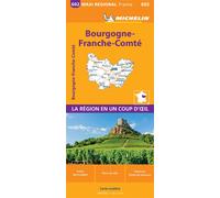 Michelin Carte Régionale Maxi- Bourgogne - Franche-Comté