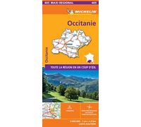 Occitanie, France - Michelin Maxi Regional Map 605